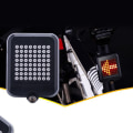 Miniatyrbild 5 av 7: Cykelbaklykta LED Blinkers Full Intelligent Sensing Autobroms USB Uppladdningsbart utomhustillbehör Svart