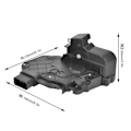 Pikkukuva 8 / 8: Oven Lukon Toimilaite Oikea Etu LR011275 Sopii Land Rover Discovery / Freelander / Range Rover Evoque