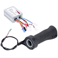 Miniatyrbillede 4 af 8: 500W 36V Børstet Hastighedsregulator & Gasgreb Sæt til Elcykel, Scooter, Trehjulede Cykler