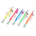 Miniatyrbild 1 av 8: 5 st Luminous Artificial Simulation Fish Squid Jigs Hårda Fiskebeten Räka Bete Krokar