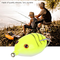 Miniatyrbillede 7 af 8: Kunstig Livagtig Fiskeri Lokkemad Silikon Frø Form Bløde Agner Tackle Tilbehør (gul)