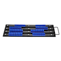 Miniatyrbillede 1 af 8: 80 stk. Sokkel Organizer Bakke Multifunktionel ABS 1/4 tommer 3/8 tommer 1/2 tommer Auto Reparationsværktøjer