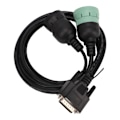 Miniatyrbild 2 av 8: DB15 till 6P J1708 9p J1939 diagnostisk adapterkabel 402048 Plug and Play Hög flexibilitet för lastbil