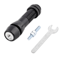 Miniatyrbillede 1 af 8: Buefiskespoleholder i Aluminiumlegering til Compound Recurve Buejagt Fiske (Sort)