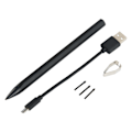 Miniatyrbilde 2 av 8: Tablet Stylus Penn for Microsoft Pro7 6 5 4 3 X for Laptop for Book for Studio for 3 Go med 3 utskiftbare nibber Stylus Penn Svart