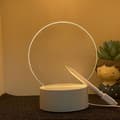 Muistilehtiö luova LED-yövalo USB-ilmoitustaulu Shape 6