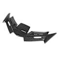 Miniatyrbillede 3 af 8: Motorcykel Forlygte Spoiler ABS Slidstærk Aerodynamisk Spoiler Ving Tilbehør til YZF R15 V4 2022 og Nyere Kulfiber Stil