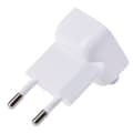 Miniatyrbild 4 av 5: Reseadapter kompatibel med Apple MacBook EU-uttag Vit white