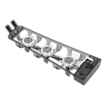 Miniatyrbild 6 av 8: Spelkonsol USB-kylfläkt Värmeavledning 3 Mini Fläktar USB-driven Automatisk Spelkonsol Turbo Kylfläkt för PS5