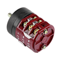 Miniatyrbild 3 av 8: 220V/380V 32A Däckväxlare Maskinmotor Framåt Backströmbrytare Vridbordspedalströmbrytare