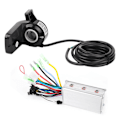 Miniatyrbillede 2 af 8: Elektrisk Cykel Scooter Controller med LCD Display Panel - 48V Børsteløs