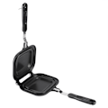 Miniatyrbilde 1 av 8: 2-i-1 Nonstick Dobbeltsidig Stekepanne og Sandwichtoaster