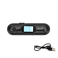 Miniatyrbild 1 av 8: High Precision Breathalyzer LED High Definition Display Bärbar beröringsfri Breath Analyzer Tester