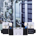 Miniatyrbild 5 av 8: 4V220-08 1/4\" Inlopp/Utlopp 1/8\" Avgas Pneumatisk Solenoidluftventil 2 Positioner 5 Vägar (AC220V)
