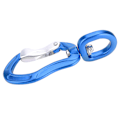 Miniatyrbillede 5 af 8: Multifunktionel Karabiner i Aluminiumlegering til Udendørs Bjergbestigning Sikker Lås D-Spænde Blå