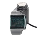 Miniatyrbillede 2 af 7: Throttle Voltmeter med Digital Spændingsvisning og Lås til 12-99V Elcykel Scooter Trehjulede