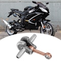 Miniatyrbild 5 av 8: 40 mm/1,5 tum motor halvcirkel vevaxel böjd axel Passar för 47cc 49cc Mini Pocket Bike