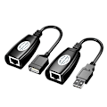 Miniatyrbillede 1 af 8: USB Rj45 Netværks Ethernet Lan Kabel Forlænger Professionel Bærbar 50m Signalforstærker