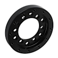 Miniatyrbild 8 av 8: Rattadapter Svart platta CNC aluminiumlegering för Logitech G25 G27 G29 G920 13 14in Ratt 73mm/2.87in