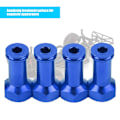 Miniatyrbilde 8 av 8: Forlengelseskobling 24 mm lengre kombinasjonsadapter for Traxxas Slash 1/16 RC-bil (Mørk blå)