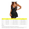 Miniatyrbillede 5 af 5: BEMSYM-Lace Jumpsuit Slim Fit Pyjamas V-hals Dame Sort S black S