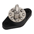 Miniatyrbillede 5 af 8: 180A DC48V distributionsboltkoblingsstolpe med 8 tilslutningsblokke 3/8in Generelle batterikoblingsbolte til autocampere, både, Sort