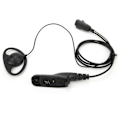 Pikkukuva 5 / 8: Walkie Talkie -kuulokkeet D-muotoiset mukavat universaalit korvanapit sopivat Motorola Xpr6500:lle