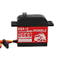 Miniatyrbilde 4 av 8: 26KG Høy dreiemoment metallgir digital servo for 1/8 1/10 robot RC crawler bil båt RB0126MG-W