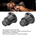 Miniatyrbillede 7 af 8: 2 stk. Urværk Reparationsforstørrelsesglas 20X Ur Forstørrelsesglas Urmager Loupe Værktøj