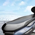 Miniatyrbillede 5 af 8: Motorcykel Sædedæksel PU Vandafvisende All Inclusive Universal Scooter Sædebestik