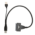 Miniatyrbild 4 av 8: USB 3.0 till SATA-adapterkabel 5 Gbps överföring LED-indikator automatisk viloläge SATA III hårddiskanslutning