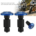 Miniatyrbilde 8 av 8: 22mm 7/8 tommer Motorsykkel Styre Endeskyv Plugghetter for Racing ATV Offroad Blå