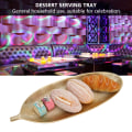 Miniatyrbild 7 av 8: Fruktfat Dessert Serveringsbricka Nötter Snacksbricka Servis Heminredning GoldLeaf S