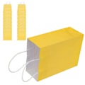 Miniatyrbillede 6 af 8: 20 stk. Bærbare Kraftpapirposer Gavepose Tilbehør Til Indkøb Fødselsdagsfester 15 x 8 x 21cm Gul
