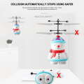 Miniatyrbilde 3 av 6: BEMSYM-Snowman Induksjonsfly USB Oppladbart Snowman Flying Toy Snowman Helikopter