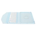 Pikkukuva 3 / 8: Pystysuuntainen näppäimistö kotelolla, sininen, ergonominen folio, magneettisesti irrotettava pystysuuntainen näppäimistö kotelolla ja kynätelineellä IOS-tabletille