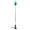 Miniatyrbillede 6 af 8: 22 tommer LED Fold Down Bådsaglys 360 Grader Rundt Navigation Ankerslys med Aluminiumlegeringsbase til Yacht Skibe Grøn