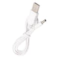 Miniatyrbillede 5 af 5: 1m DC 3.5mm x 1.35mm hun til USB Type A han strømkabel White