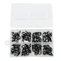 Miniatyrbilde 5 av 8: 80 stk Fiske Stang Del Spiss Topper Guider Ring Kit Set i Keramikk og Rustfritt Stål