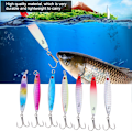 Miniatyrbilde 6 av 8: 7 stk Mini Fiskeformet Hard Lure Bait med Kroker Fiskeutstyr