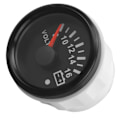 Miniatyrbillede 7 af 8: 52MM Båds Voltmeter DC9 til 32V Pegevoltmeter med Farverig Baggrundsbelysning til Campingvogne, Yachter, Fiskekuttere, Skibe, Sort Plade, Sort Dæksel