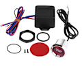 Miniatyrbillede 1 af 8: Universal 12V Bilmotor Startknap Tænding Starter Rød LED