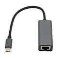 Miniatyrbilde 4 av 8: USB-C til RJ45 Ethernet-adapter 1 Gbps Stabil Tilkobling Gratis Stasjon Kompakt Bærbar Ethernet-adapter for Hjemmekontor