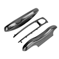 Miniatyrbillede 1 af 8: Bilfjernbetjeningsnøgle Beskyttelseskappe 3 dele Erstatning for Cayenne Panamera 911 Taycan Charcoal Grey