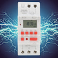 Miniatyrbilde 4 av 8: TM919BK 85~265V AC 30A LCD 7 Dagers Programmerbar Digital Timerbryter