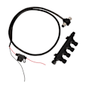 Miniatyrbilde 7 av 8: for NMEA2000-kabel med 4-port T-kontakt 3A sikring 5Pin M12-gjenge 1m lang IP67 Vanntett for Lowrance-nettverk