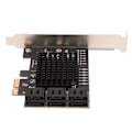 Pikkukuva 5 / 8: PCIE 3.0 - 6 portin SATA-laajennuskortti 6Gbps PCI Express X4 X8 X16 Plug and Play PCIE SATA -kortti 6 porttia Windowsille