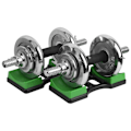Miniatyrbillede 8 af 8: Dumbbell Stativ Holder til Hjemmetræning - Forhindrer Rullning, 100KG Bæreevne