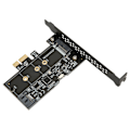 Pikkukuva 5 / 8: PCIE - SATA -laajennuskortti 6Gbps PCIE - SATA3.0 M2 NGFF -laajennuskorttisovitin WinXP:lle Win7 8 10 11:lle Linuxille M2 SATA -nousukortti