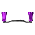 Pikkukuva 8 / 8: LowProfile-kelan muuntaminen Double Rocker Flat Handle -kahva Onki-tarvike (violetti)